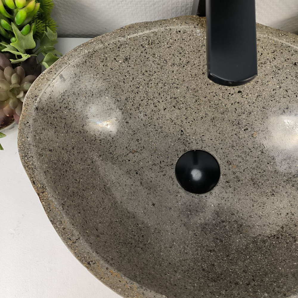 Раковина из речного камня RS-64939 42*34*15 0856