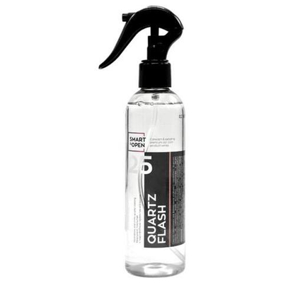 Smart Open 25 QUARTZ FLASH Кварцевое покрытие с гидрофобным эффектом и блеском, 250мл