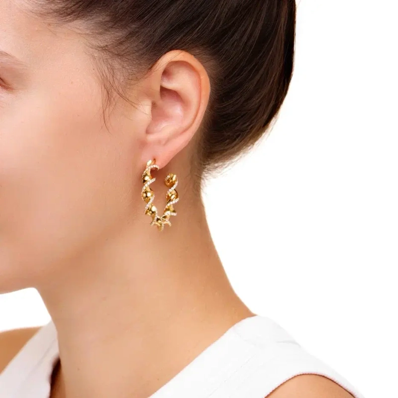 Серьги Блестящая Паста – Золото