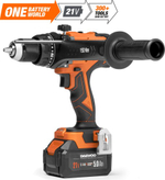 Дрель-шуруповерт аккумуляторная DAEWOO DAA 7521Li SET ударная