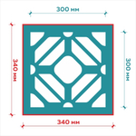 Клеевой трафарет 010