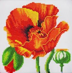 Пурпурный цвет- алмазная картина