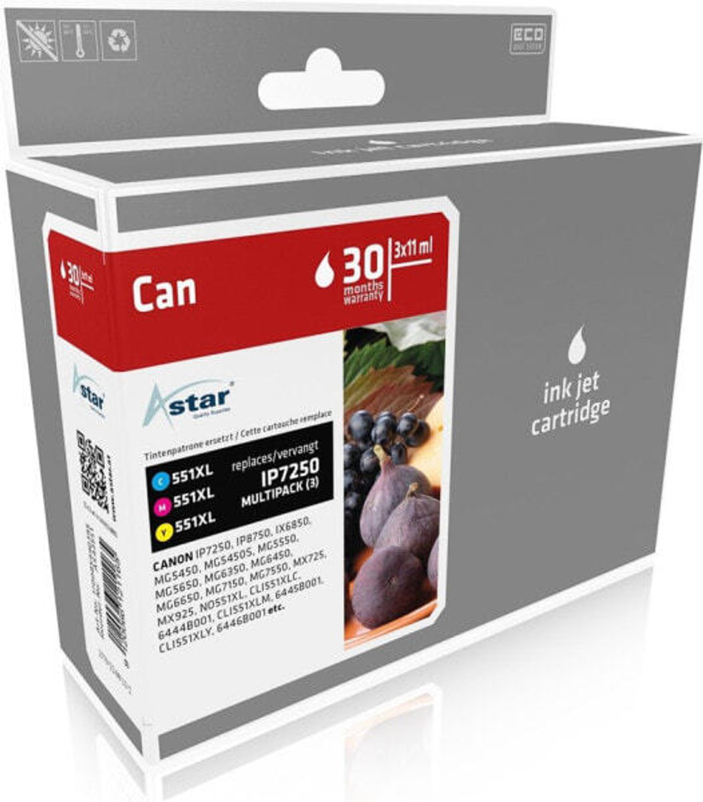 Картридж струйный Multi pack 1 шт Astar AS43551