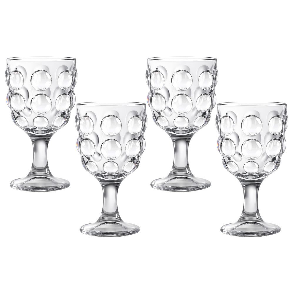 НАБОР БОКАЛОВ "BUBBLES" 4 ШТ./280 МЛ