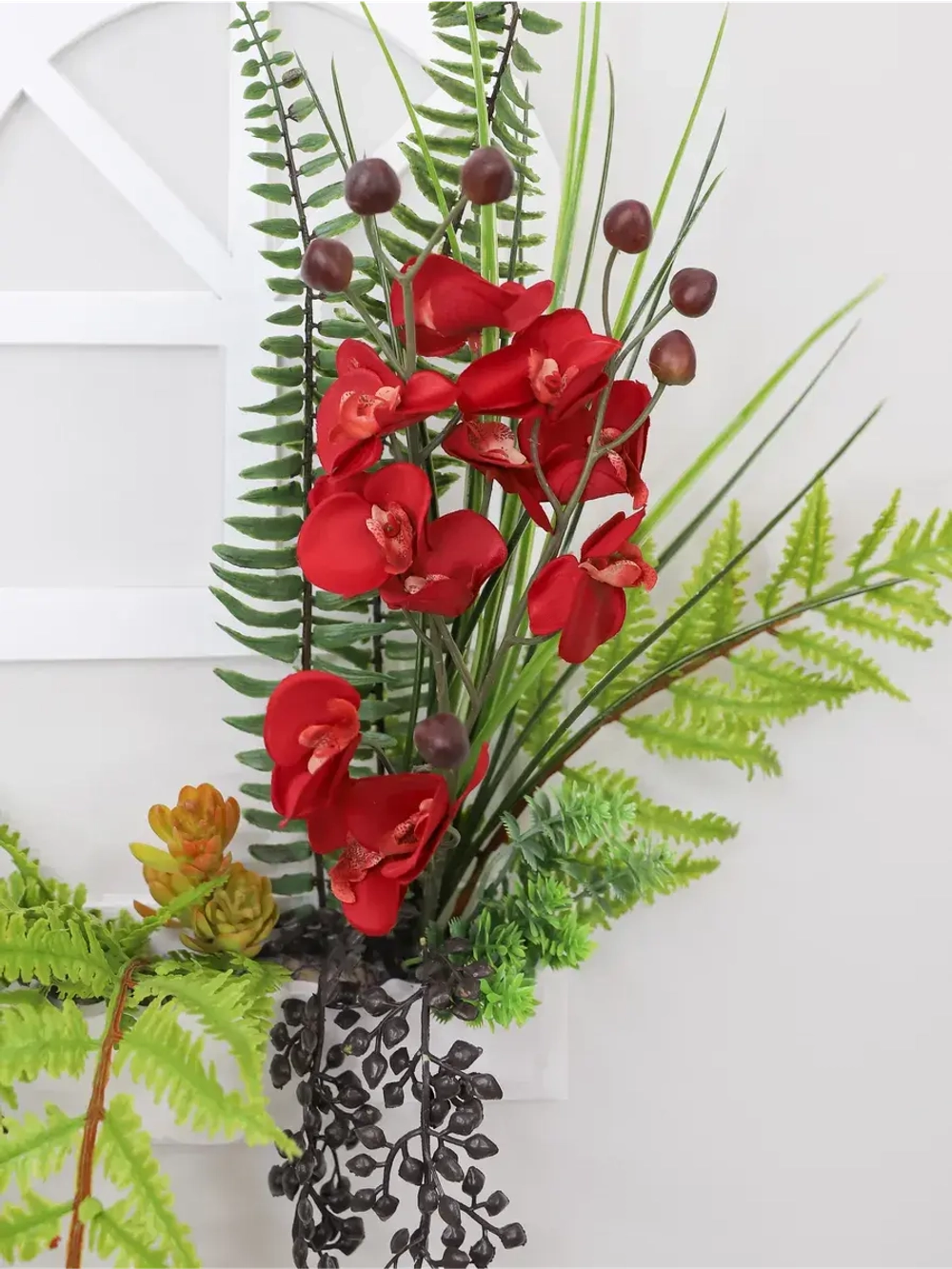 Панно c цветами на стену для интерьера