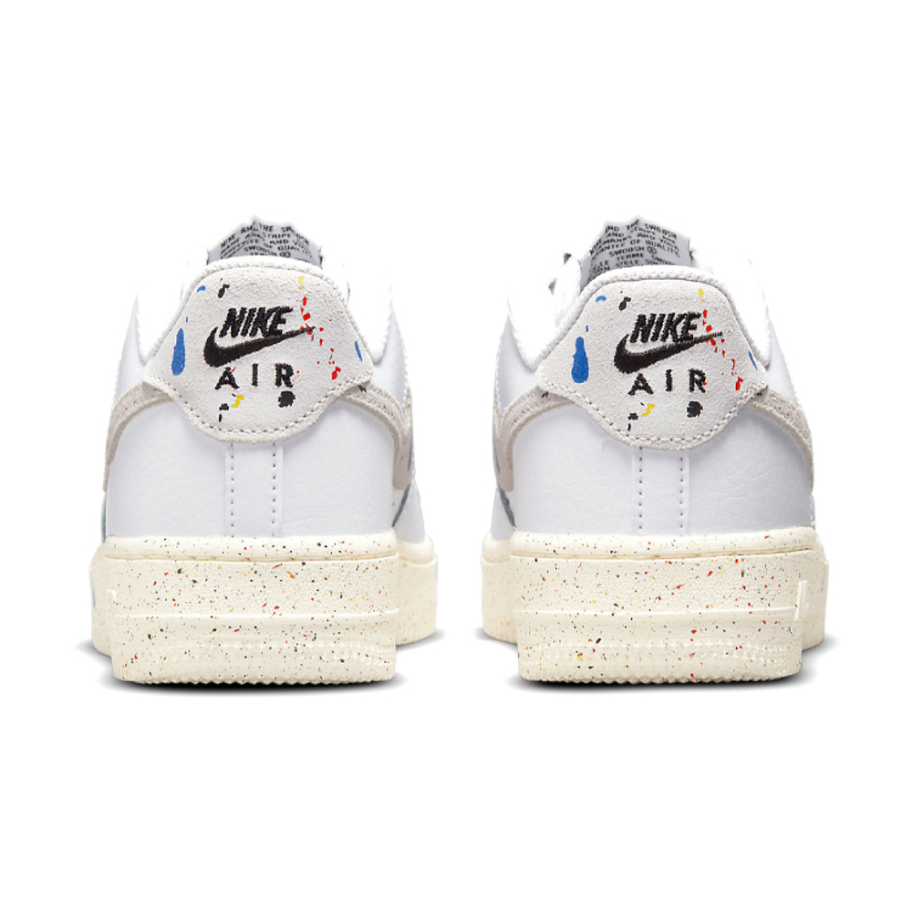Кроссовки Nike Air Force 1 Low LV8 3 GS Paint Splatter - White