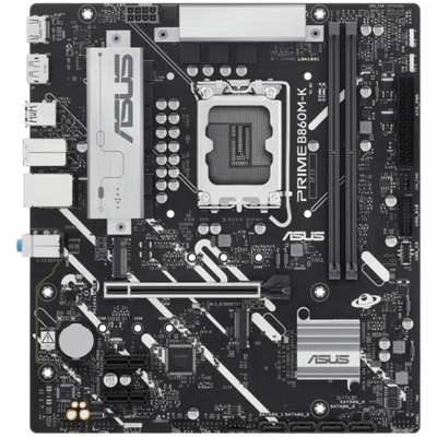 ASUS Main Board Desktop LGA1851 Intel B860 2xDDR5/DDR5 CUDIMM 1xPCIe x16 5.0, 2xPCIe x1, 2xM.2 DisplayPort HDMI mATX