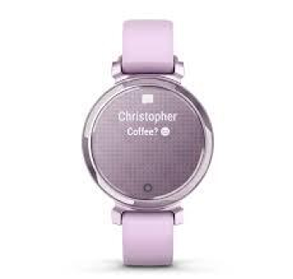 Смарт-часы Garmin Lily 2 Metallic Lilac, силиконовый браслет сиреневый , 010-02839-01