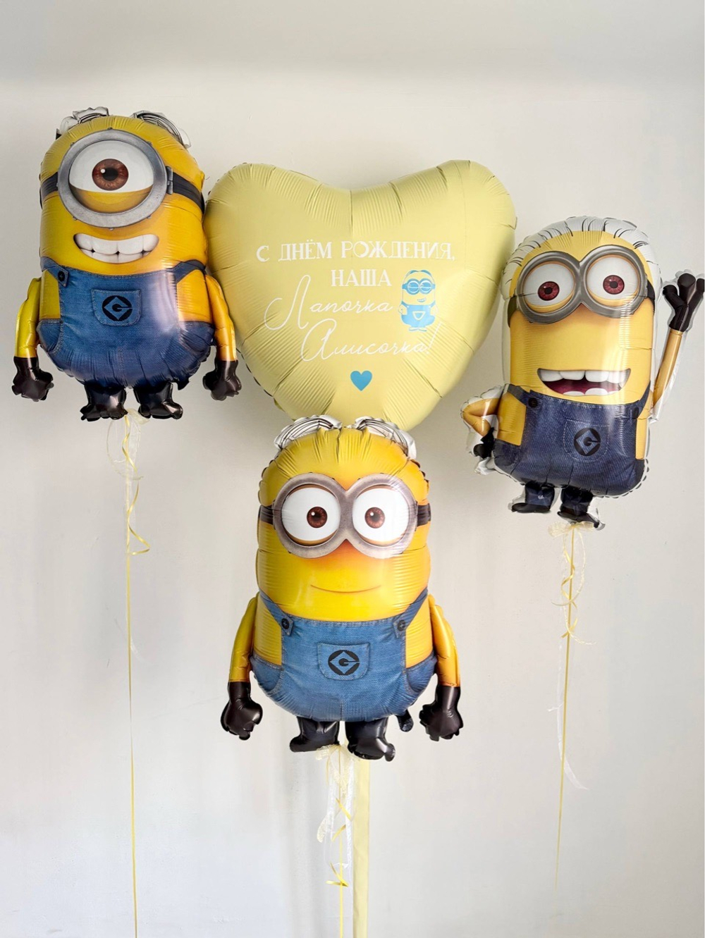 Воздушные гелиевые шарики с доставкой по Хабаровску Миньон №5108