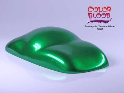 Краска Color Blood Green Apple базовая прозрачная (кенди) Зелёное яблоко, 120мл