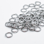 Колечки соединительные, сталь, размер 6,5*0,9 мм, цена за 3 грамма