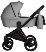 Детская коляска Indigo Solio 3 в 1 с автокреслом Avionaut Cosmo Beige So04 св.серый