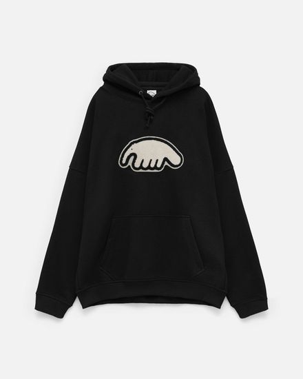 Толстовка ANTEATER Hoodie Black-White-Logo
