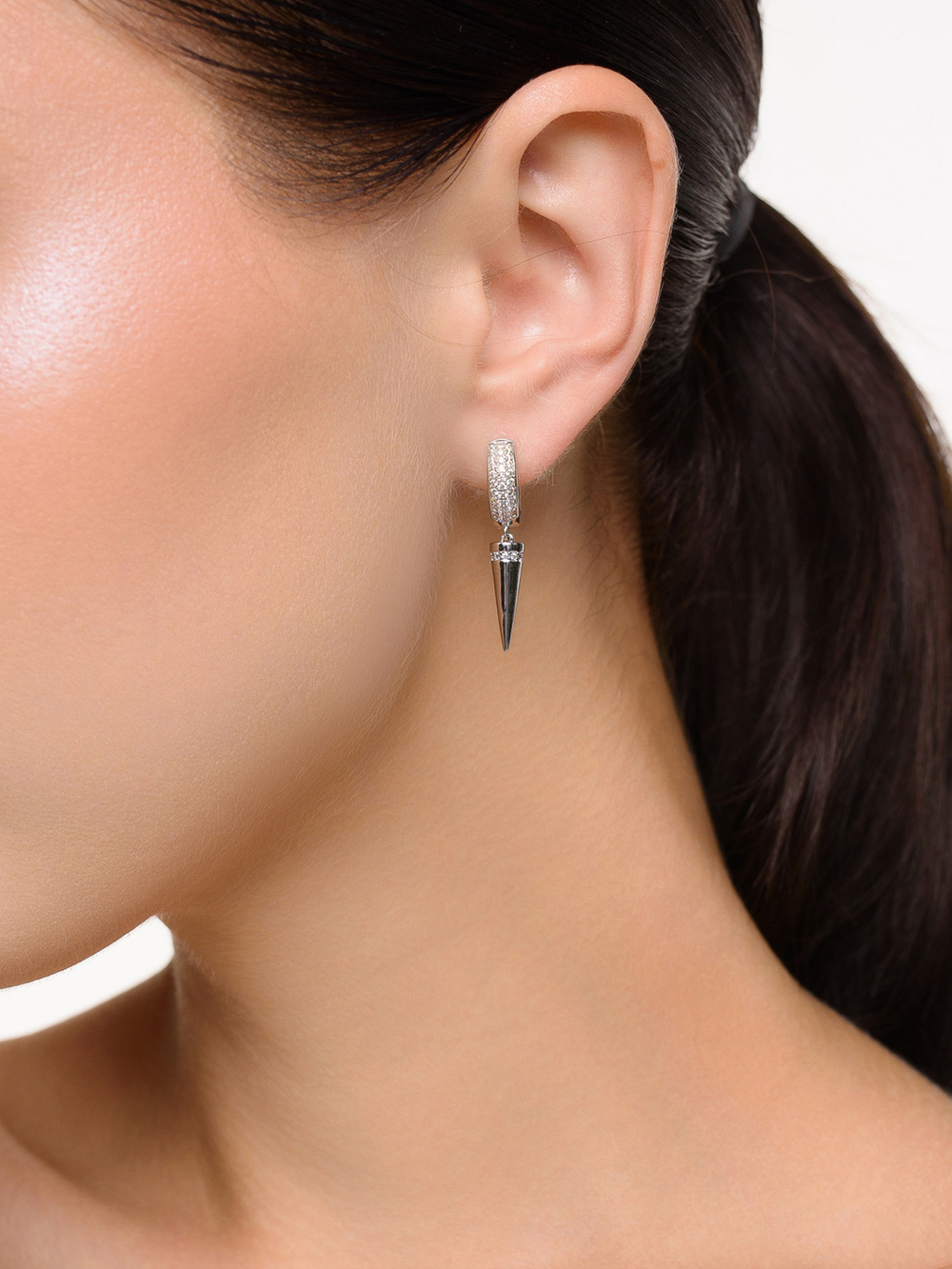 Серьги "Queen Thorn" Silver