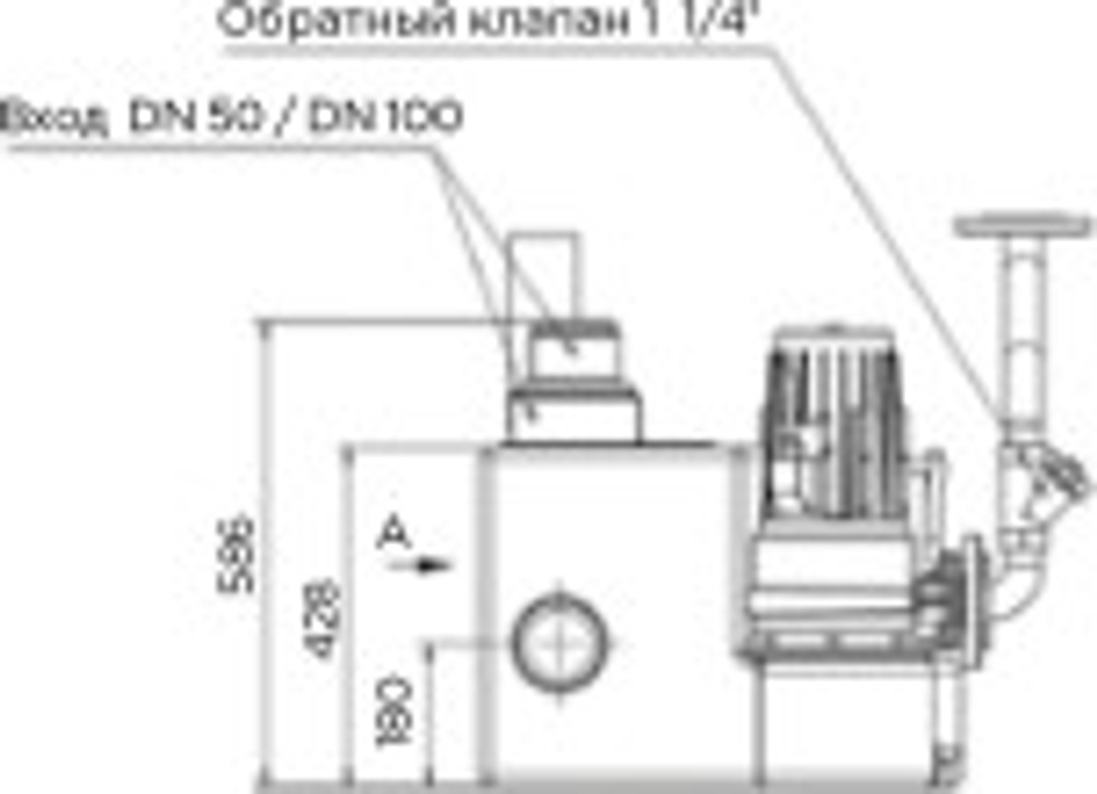 Установка канализационная SFA CUBIC2GRSE71.3T