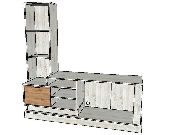 Тумба-ТВ ЛАВОРО левая