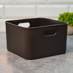 Корзина Agraba, 3.9 л, 20х20х12 см, базальт, пластик