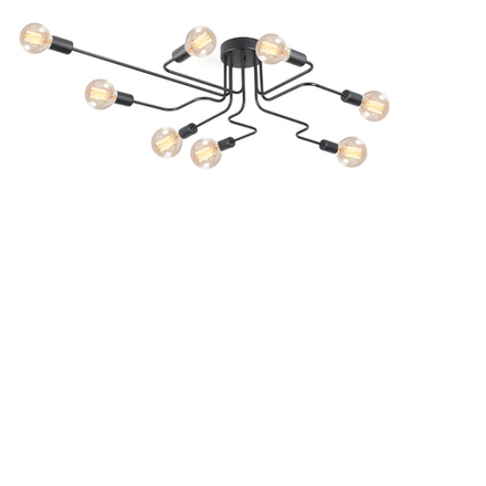 Ceiling design lamp Spider  (8 lampshades)