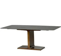 Обеденный стол Axen 200х95 см, черная керамика