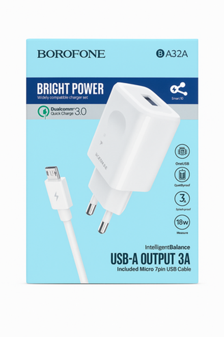 Зарядка для телефона Borofone BA32A