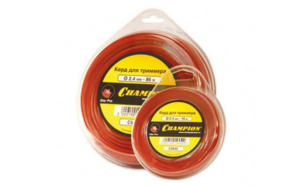 Леска CHAMPION Star Pro 2,4*86 м (звезда)   C5043