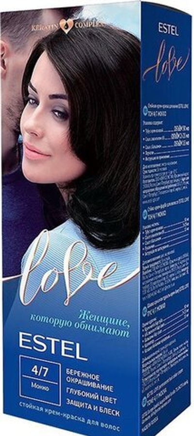 ESTEL LOVE,Краска д/волос Мокко 4/7