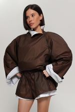 Шорты из плащевки