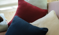 Подушка декоративная 40x40 Casual Avenue Fresno синяя вид