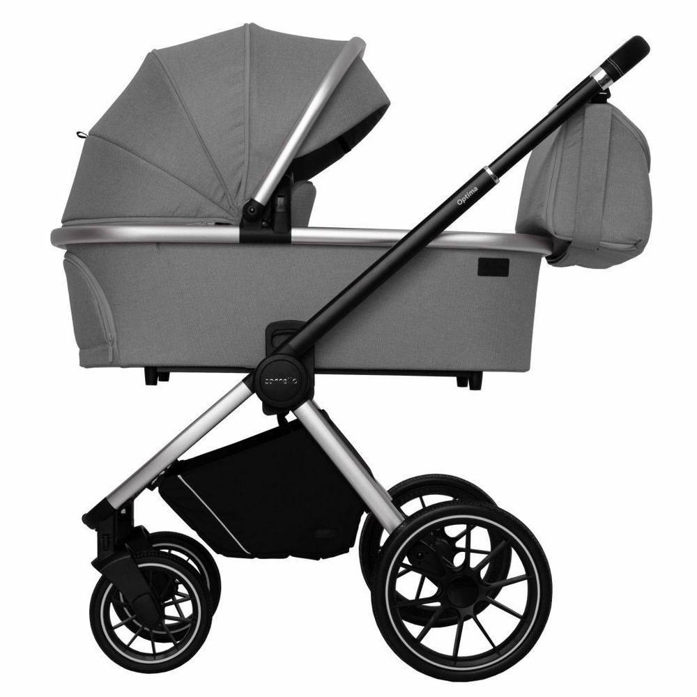 Коляска 2 в 1 Carrello Optima CRL-6503 / 2021, Mirror Grey (Светло-серый)