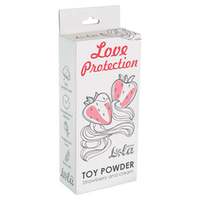 Пудра для игрушек с ароматом Клубники со сливками Lola Games Love Protection 30гр 1820-01Lola