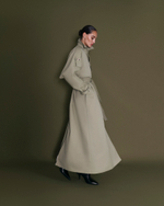 "Trench cape" Тренч-кейп в пол из хлопка.