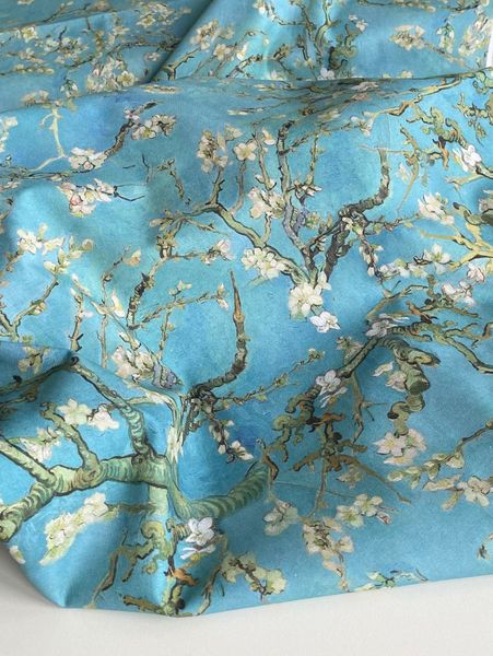 Цветущая ветка, Ван Гог, хлопок Handmade Fabrics 5