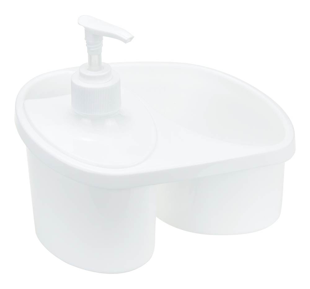 Подставка для моющих средств с дозатором для жидкого мыла 250 мл М1149