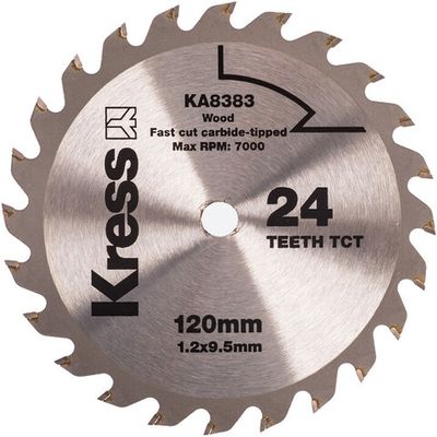 Диск KRESS 120х1,2х9,5 мм твердосплавный по дереву   KA8383