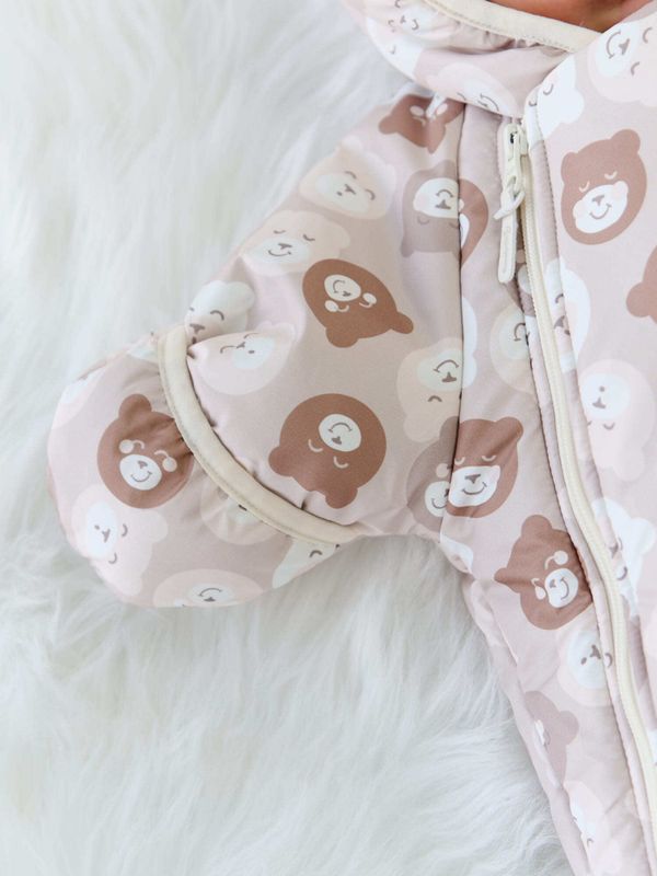 Комбинезон зимний с закрытой ножкой 