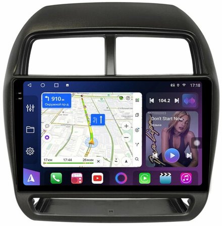 Магнитола для Mitsubishi ASX 2017+ - FarCar BM10-7064N10 монитор 10.36" QLED на Android 14, TS10, 4+32Гб, CarPlay, 4G SIM-слот