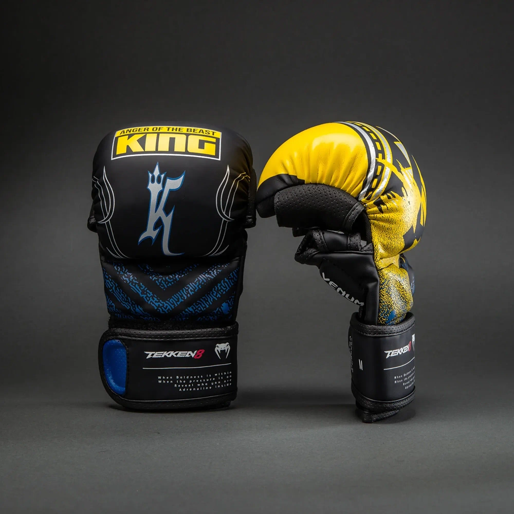 Спарринговые перчатки Venum x TEKKEN 8 King Boxing black/yellow