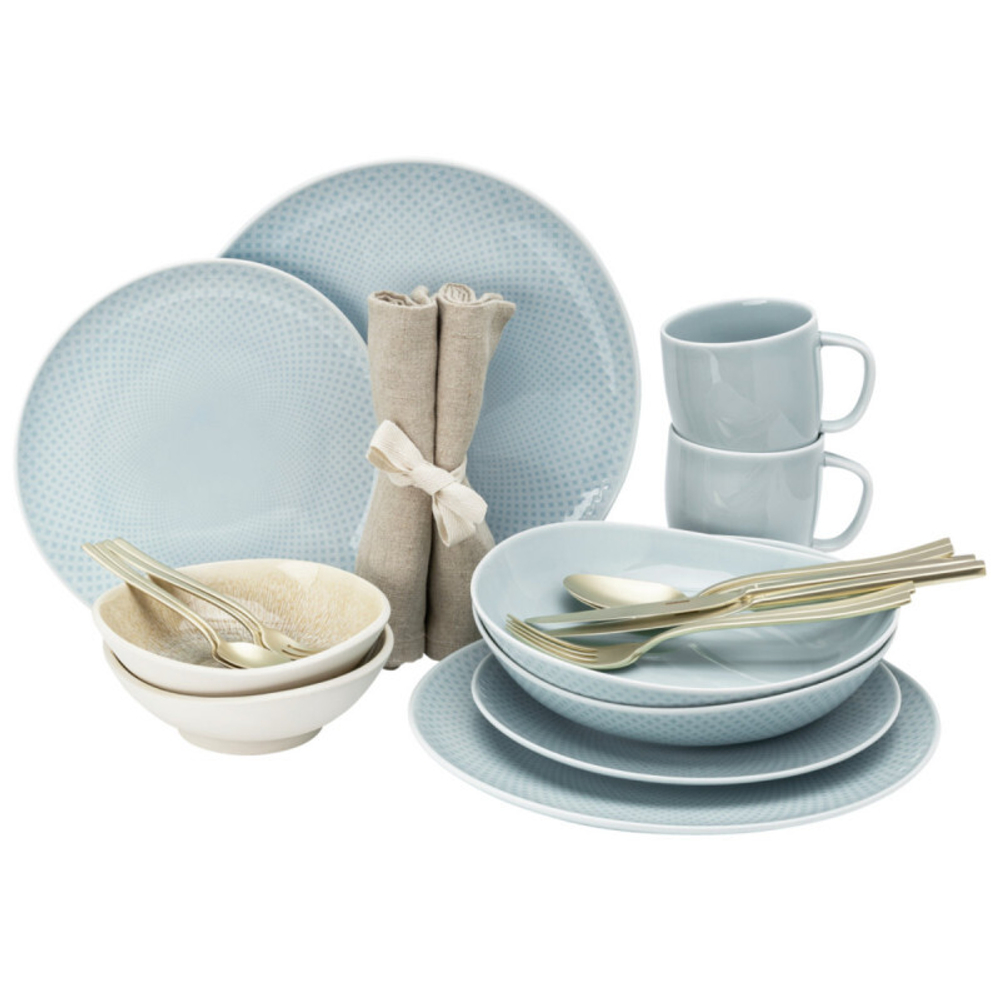 Rosenthal Junto Opal Green - Porzellan Набор с кружкой 22 предмета