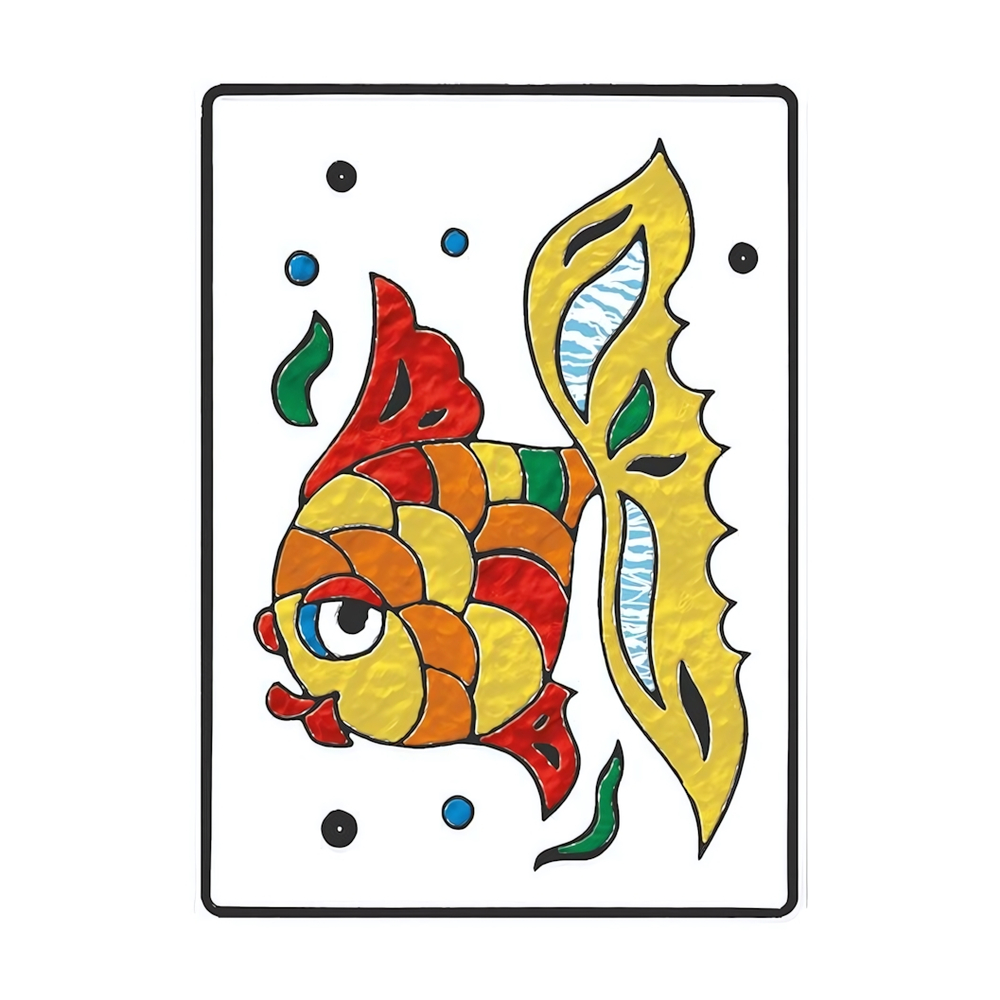 Набор для детского творчества, картина пластилином "Рыбка" 12х18см (Maxiart)