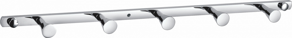 Вешалка с 5 крючками для ванной WONZON & WOGHAND, Хром (WW-9381-5)