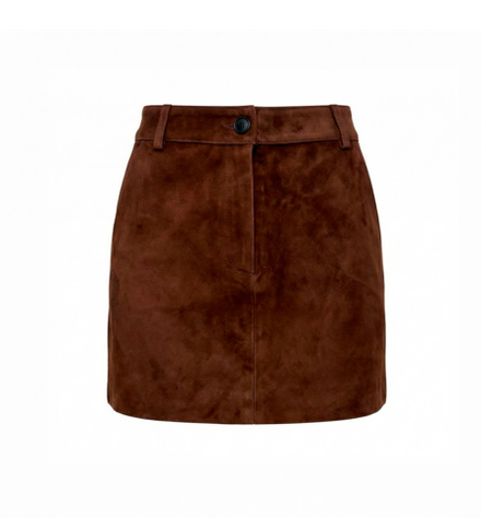 Юбка из натуральной замши