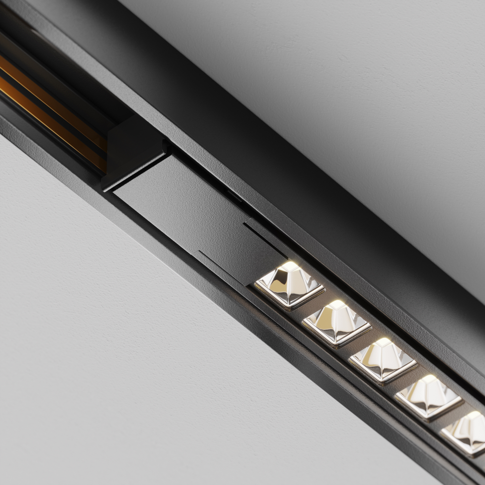 Трековый светодиодный светильник Maytoni Exility X Points TR241-2-12W4K-B