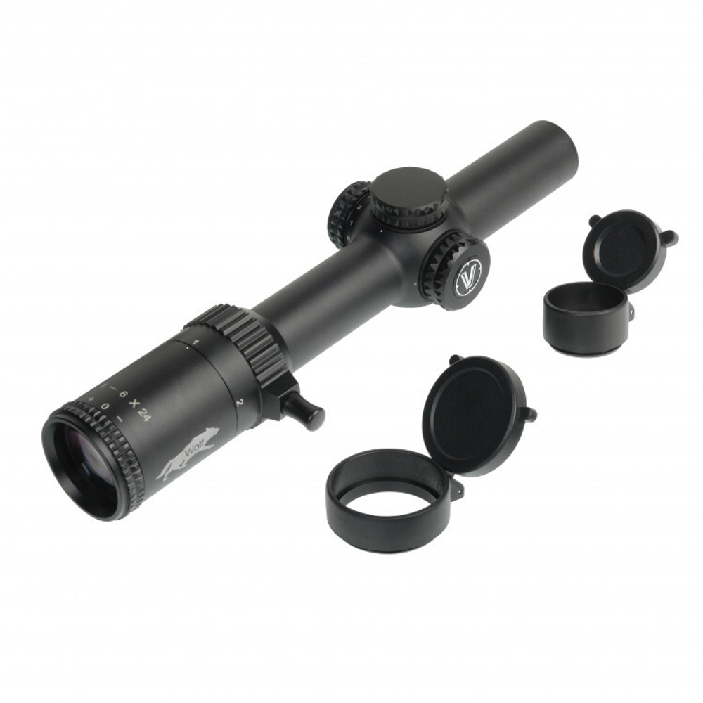 Оптический прицел Veber Wolf 1-6х24 GB FD07 серии Загонник