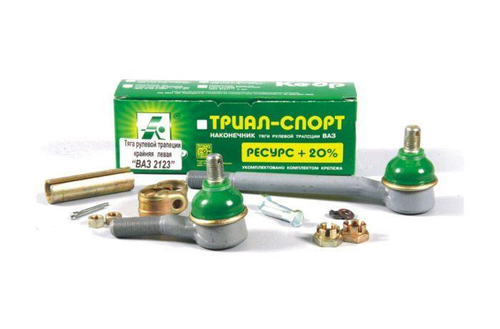 Наконечник рулевой тяги ВАЗ 2123 левый короткий, длинный спорт Кедр