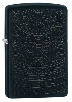 Зажигалка Black Matte Tone on Tone Design ZIPPO 29989