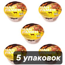 Лапша Чан Рамён со вкусом говядины в чашке 86 г 5 шт