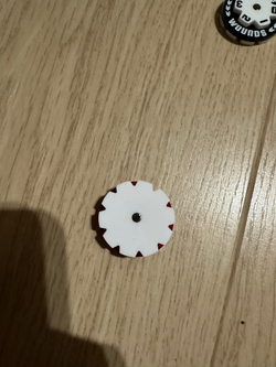 Round Counters 32mm. Black