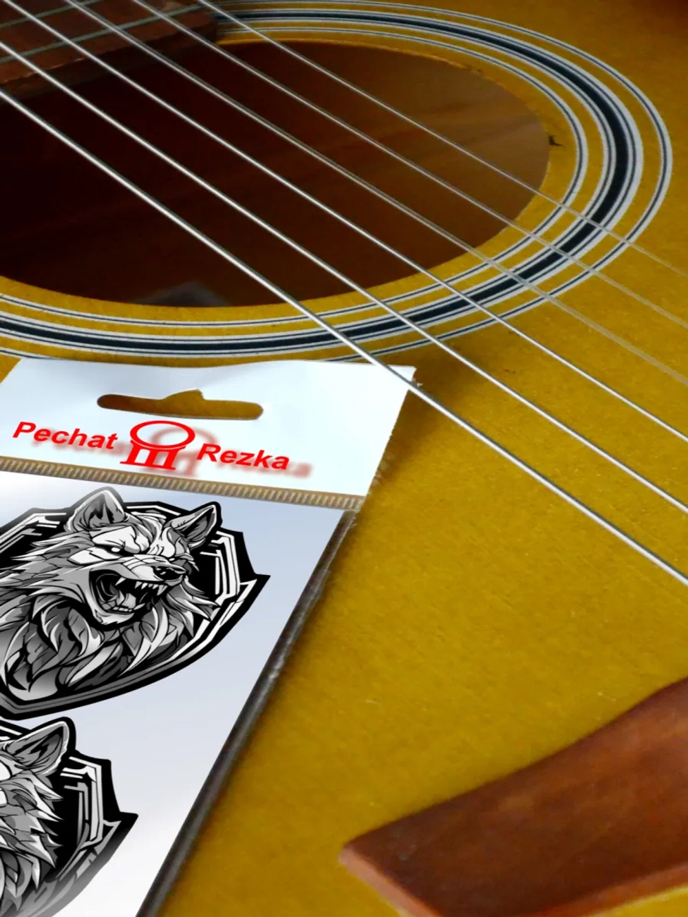 Стикеры - Волки в щите