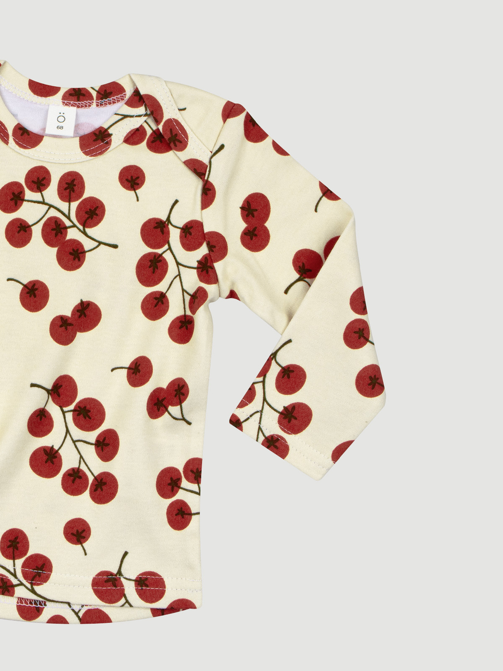 Футболка с длинным рукавом Mjölk Томаты Черри, уценка