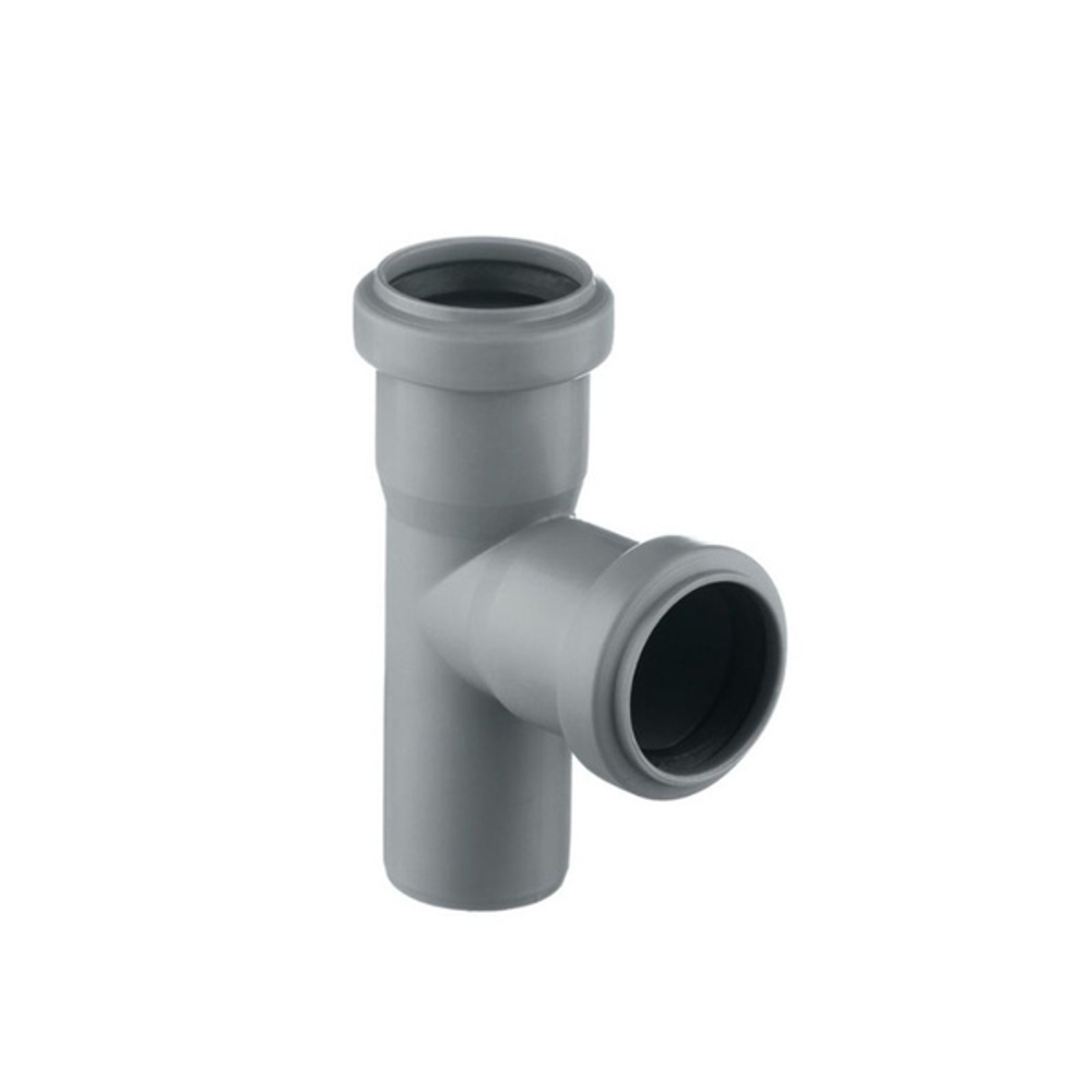 ПП Тройник канализационный серый 50х50х87